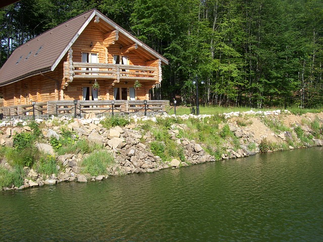 dům u jezera